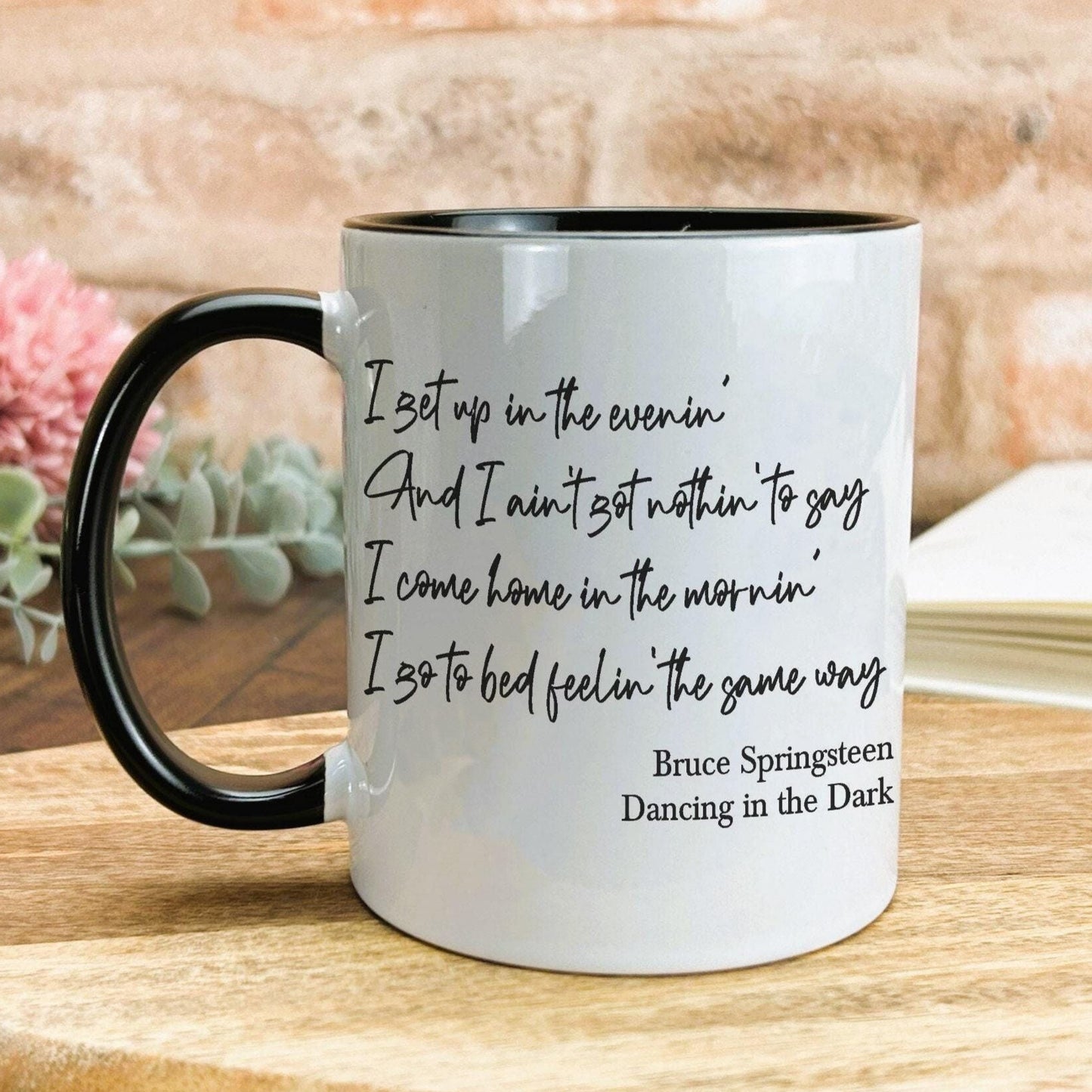 Bruce Springsteen Dancing in the Dark 80s Personalised Mug