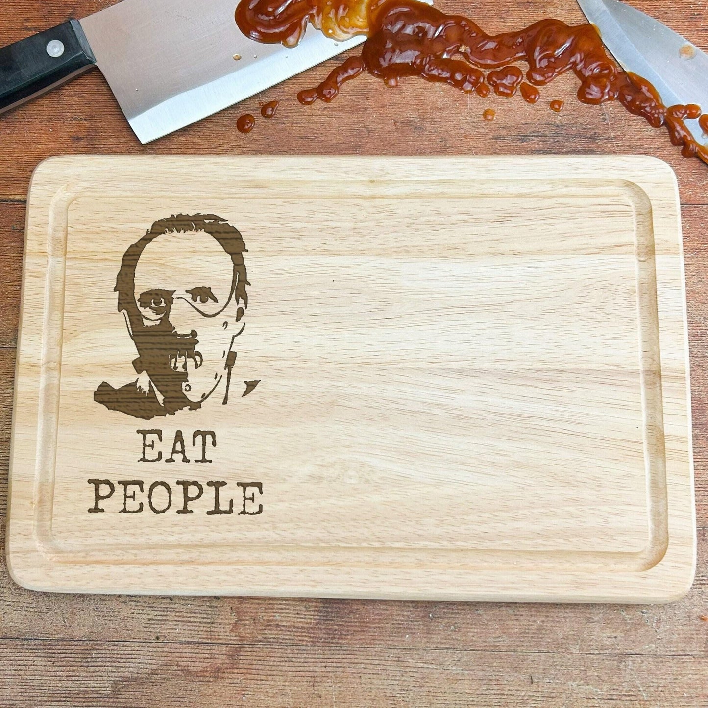 Hannibal Lecter "Eat People" Chopping Board