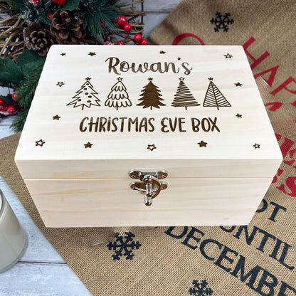Christmas Tree Xmas Eve Box Personalised Gift