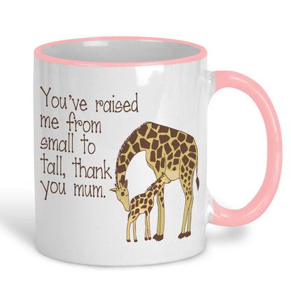 From Small to Tall Giraffe Mother's Day Mug