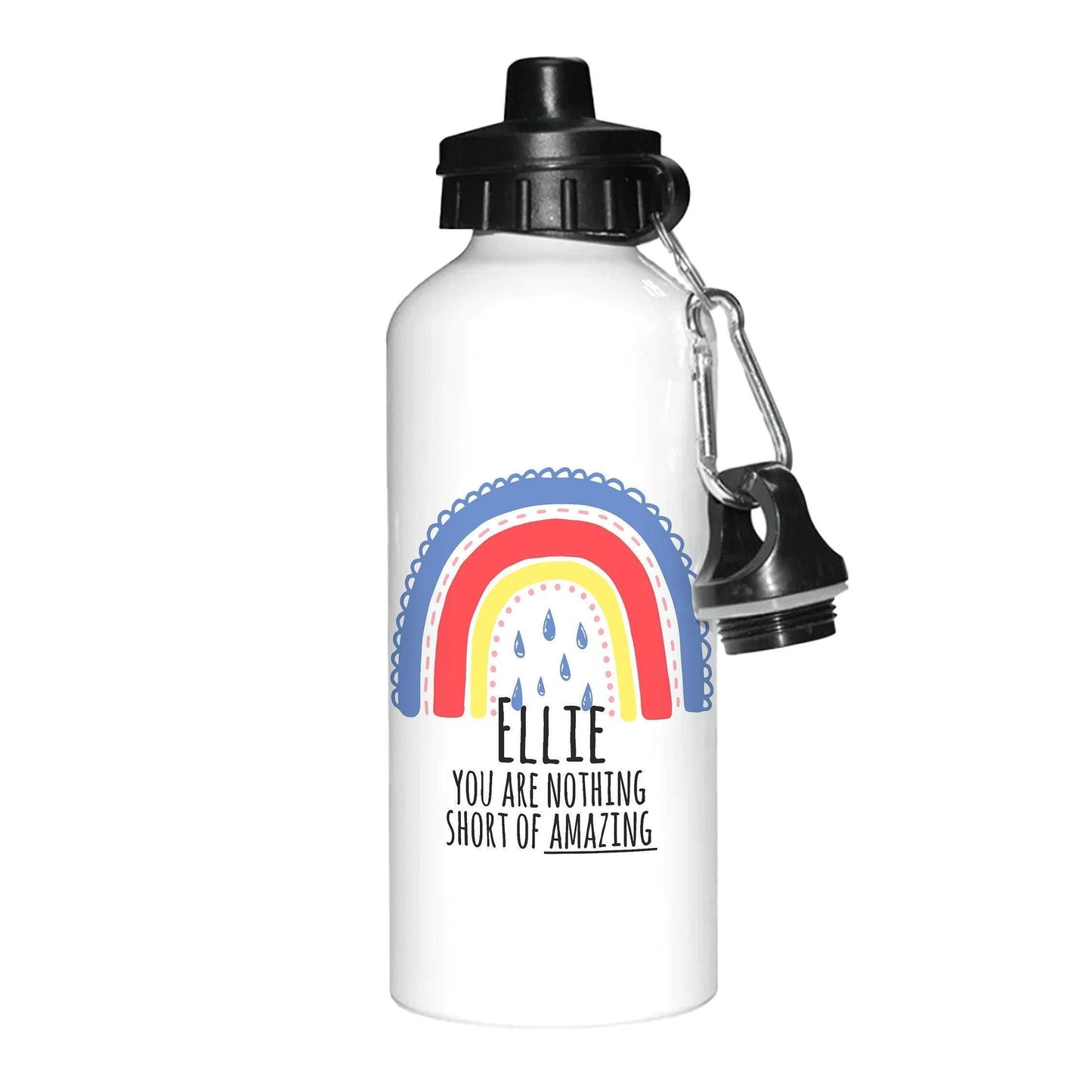 You Are Nothing Short of Amazing Water Bottle Personalised Positivity Mental Health Gift Well-Being Self Love