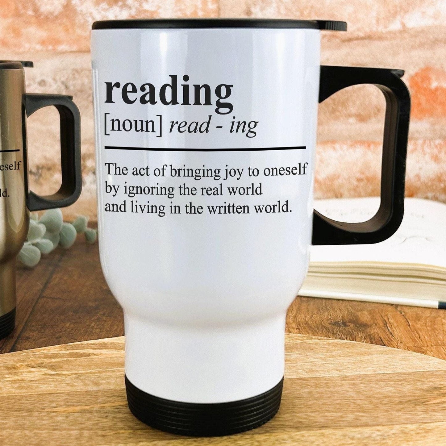 Reading Definition Travel Mug