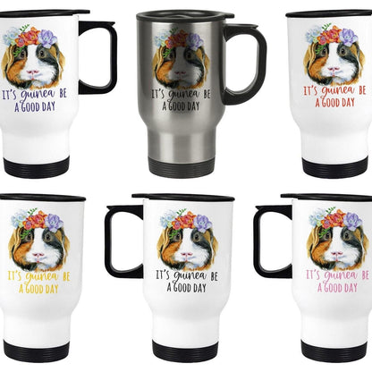 Guinea Be A Good Day Travel Mug Personalised