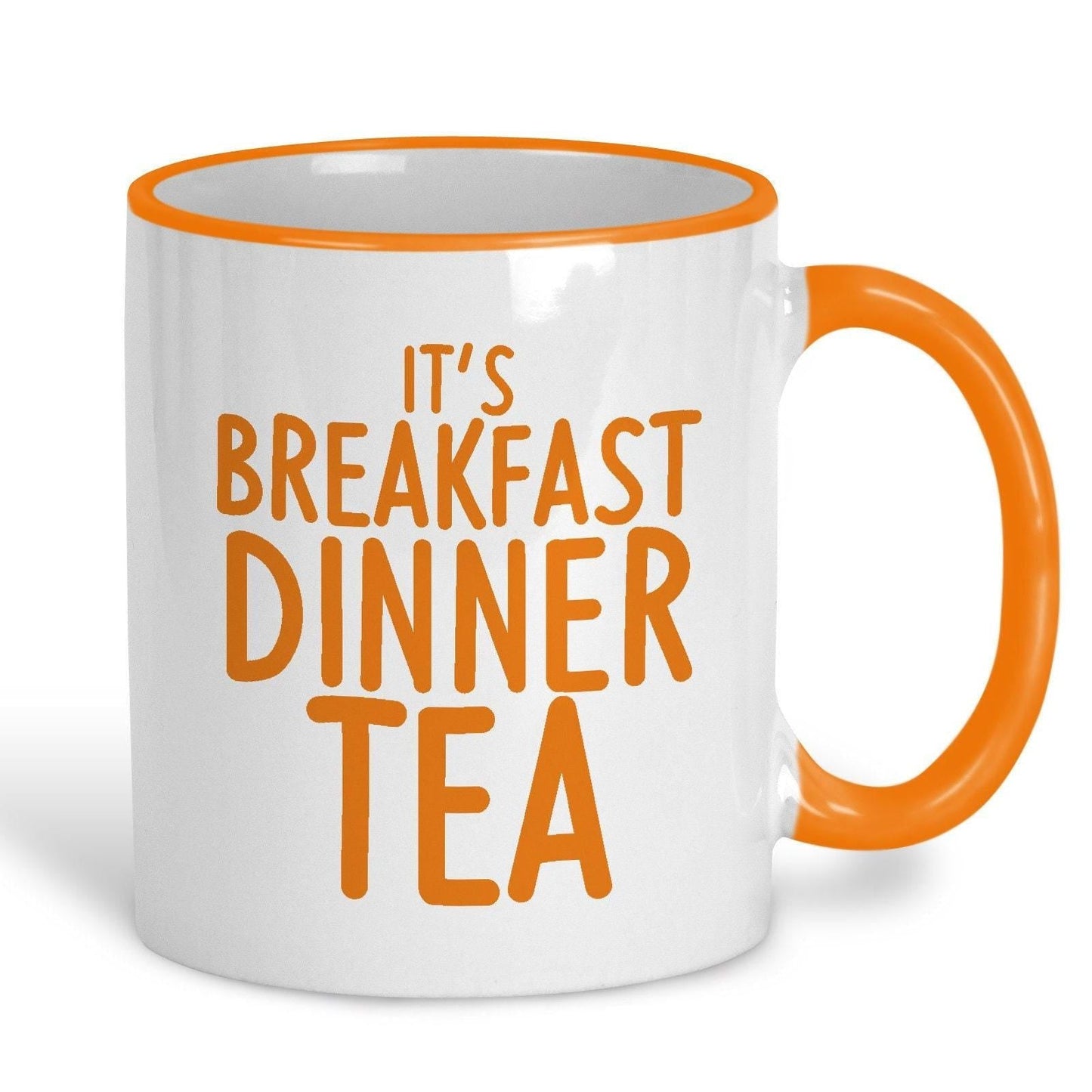 It's Breakfast Dinner Tea Mancunian Quote - Personalised Ceramic Mug
