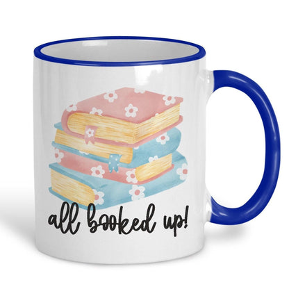 All Booked Up Personalised Reader's Ceramic Mug