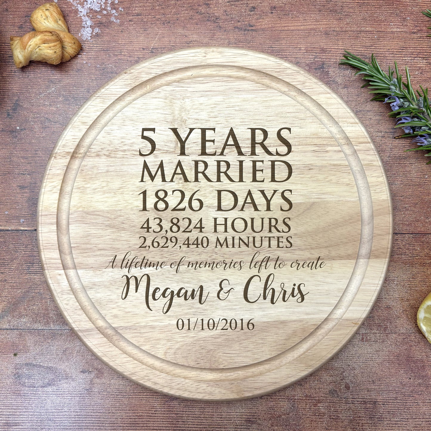 a wooden plaque with a date and date printed on it
