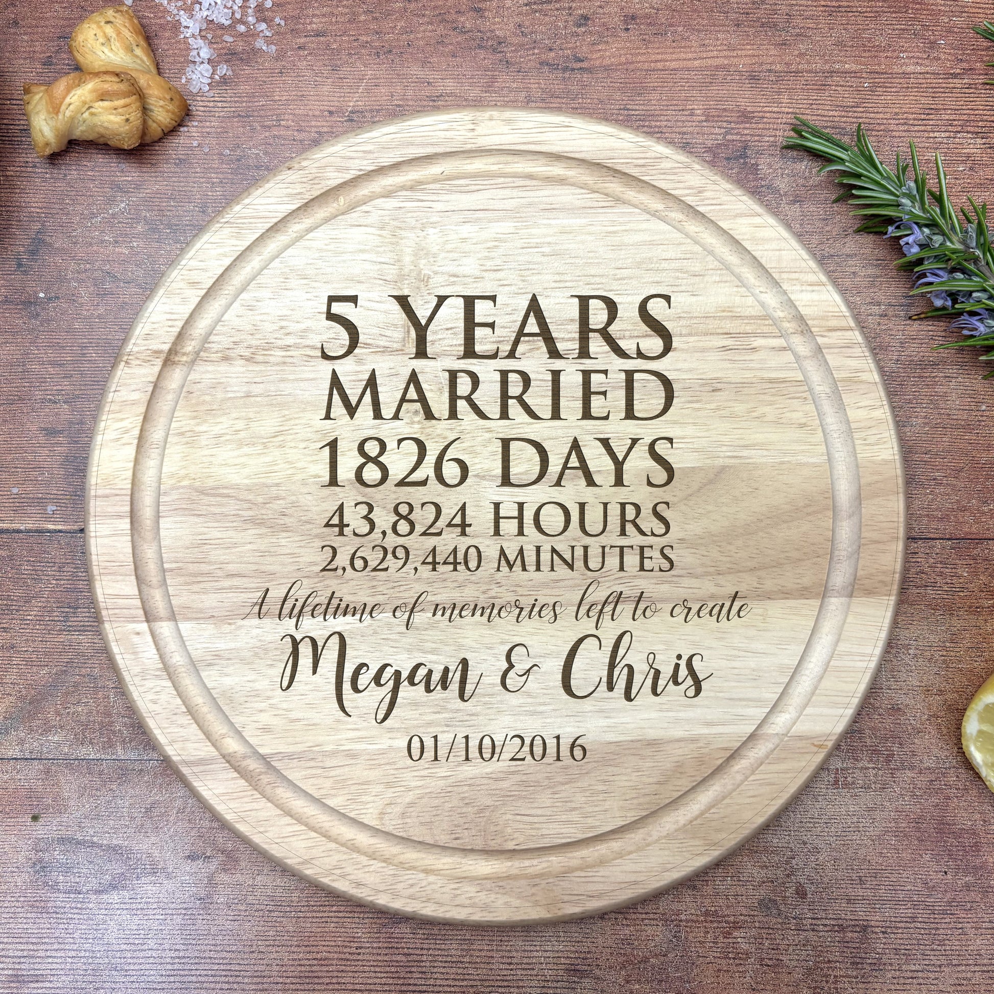 a wooden plaque with a date and date printed on it