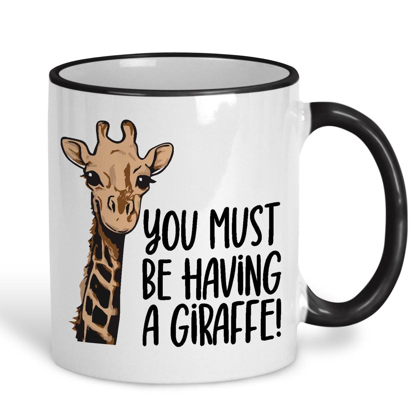 You Must Be Having A Giraffe - Cockney Rhyming Slang Dialect - Personalised Ceramic Mug