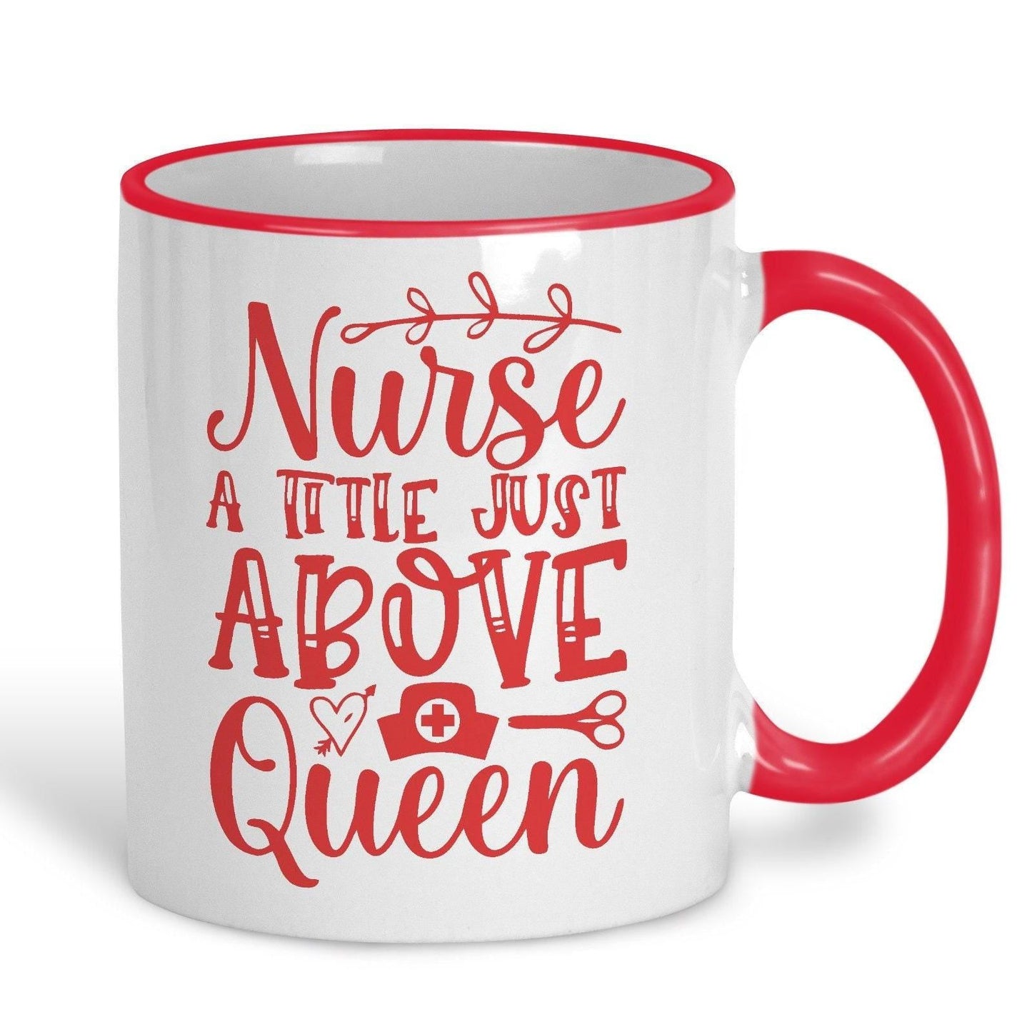 Nurse A Title Above Queen Personalised Ceramic Mug