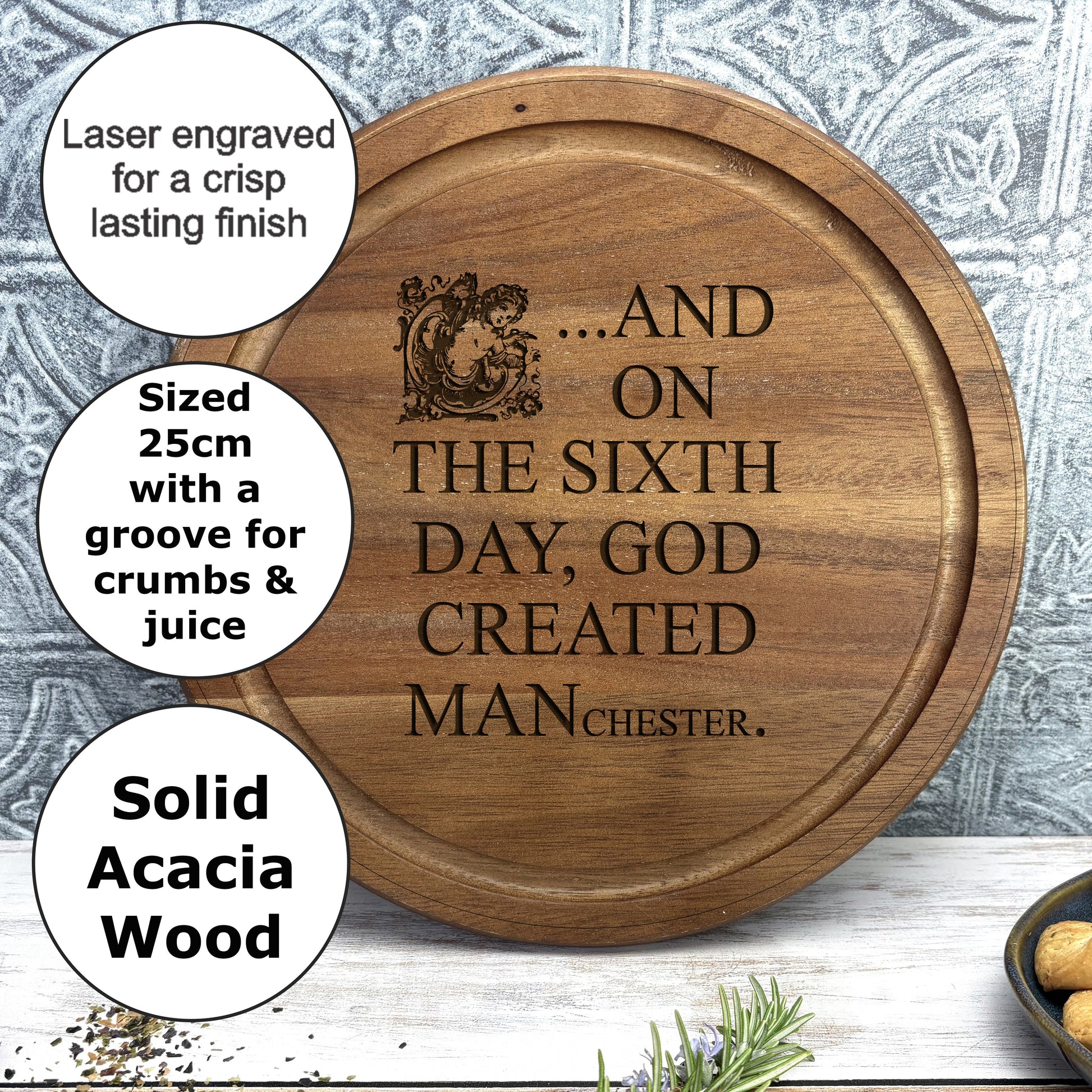 a wooden plaque with a quote on it that says, and on the sixth day