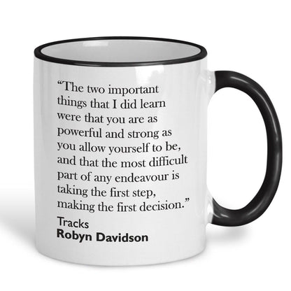 Robyn Davidson Tracks Book Quote Mug