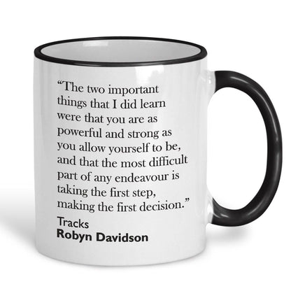 Robyn Davidson Tracks Book Quote Mug