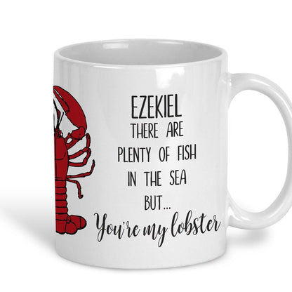 You're My Lobster Personalised Valentines Day Ceramic Mug