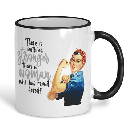 Nothing Stronger than a Woman We Can Do It Personalised Positivity Ceramic Mug