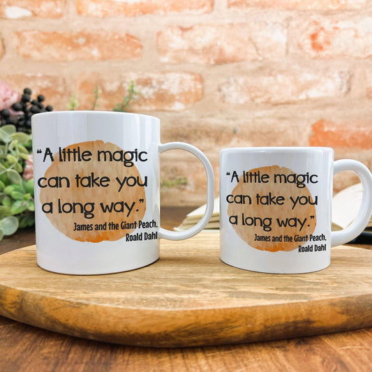 James and the Giant Peach Children's Book Quote Literature Personalised Gift Mug Polymer First Unbreakable