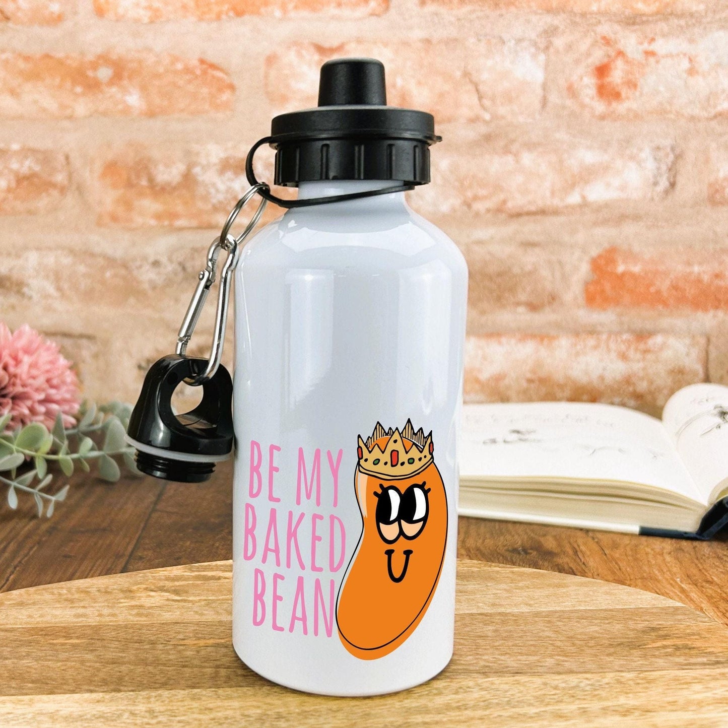 Be My Baked Bean - Cockney Rhyming Slang Dialect - Personalised Water Bottle