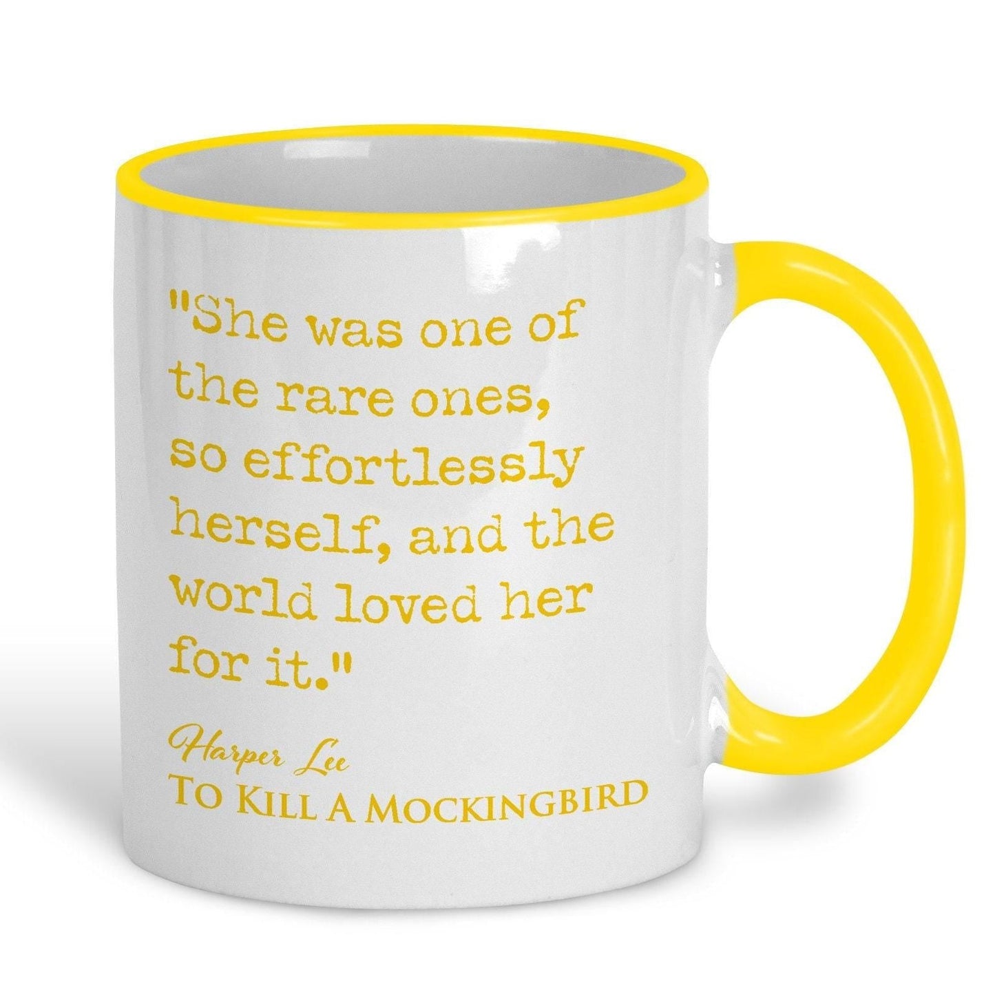 To Kill a Mocking Bird Harper Lee Book Quote "One Of The Rare Ones" Classic Literature Mug