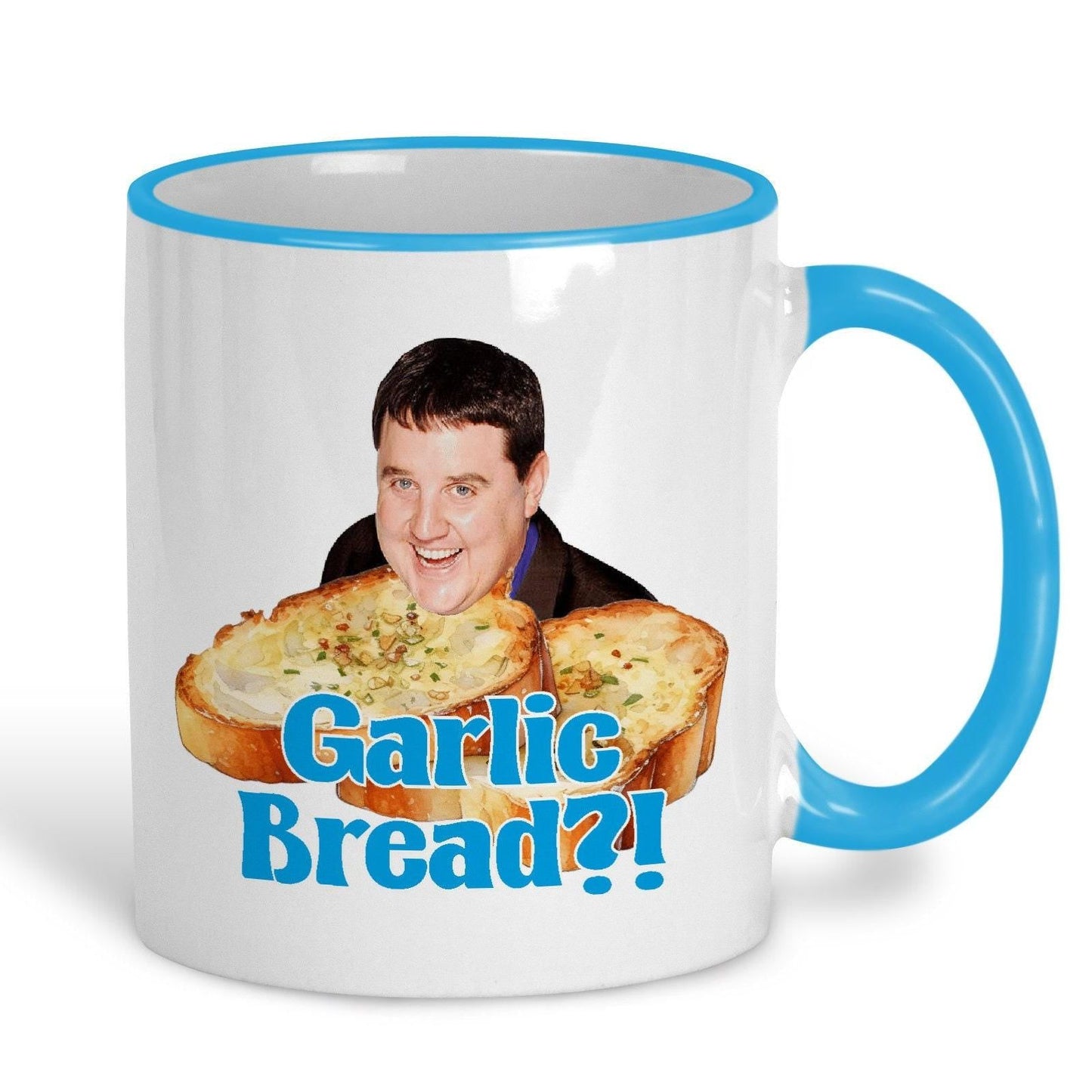 Peter Kay Garlic Bread Quote - Personalised Ceramic Mug