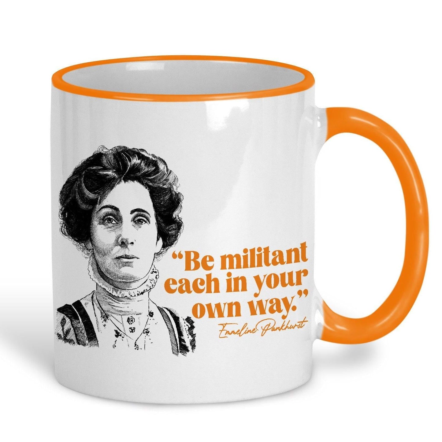 Emmeline Pankhurst Quote - Personalised Ceramic Mug