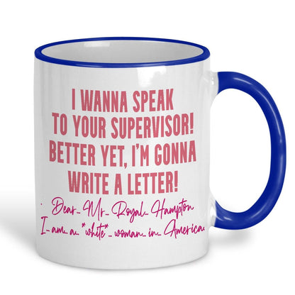 White Chicks "I'm Gonna Write A Letter" Personalised Movie Ceramic Mug