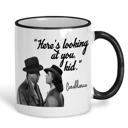 Casablanca "Here's looking at you, kid" Mug