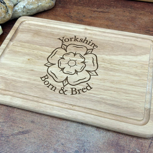 Yorkshire Born and Bred - Chopping Board