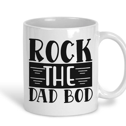 Rock the Dad Bod Father's Day Funny Personalised Mug