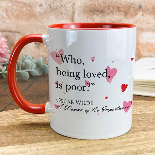 A Woman of No Importance Oscar Wilde Love Book Quote Valentine's Day Mug