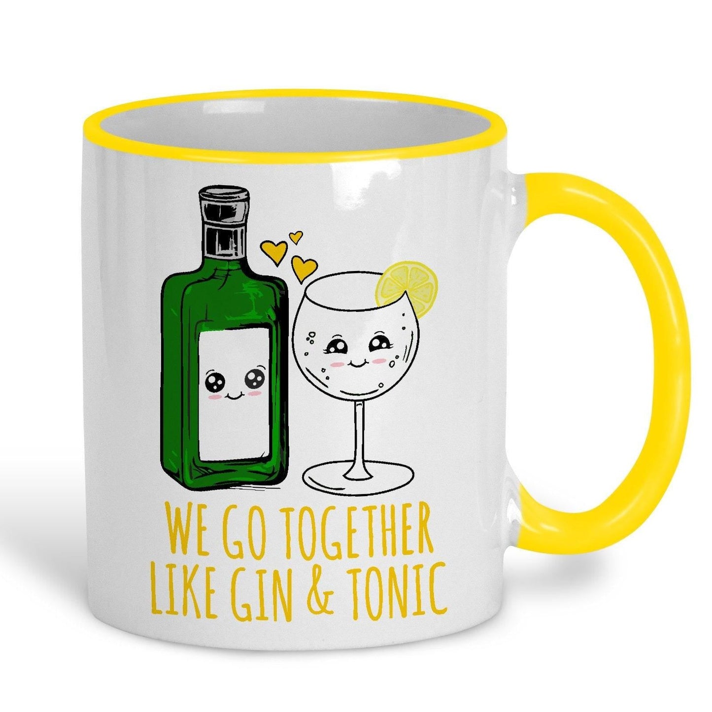 Gin & Tonic We Go Together Funny Personalised Mug