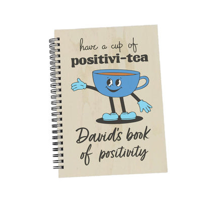 Cup of Positivi-tea - Personalised Book of Positivity - Gratitude Journal