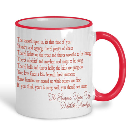 The Season's Upon Us Dropkick Murphys Christmas Song Lyrics Mug