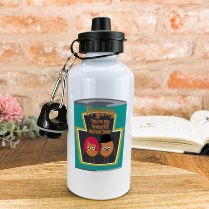 My Favourite Human Bean Baked Beans Heinz Personalised Water Bottle Valentine's Day Boyfriend Girlfriend Gift Partner Love