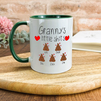 Mum Little Shits Personalised Mothers Day Ceramic Mug