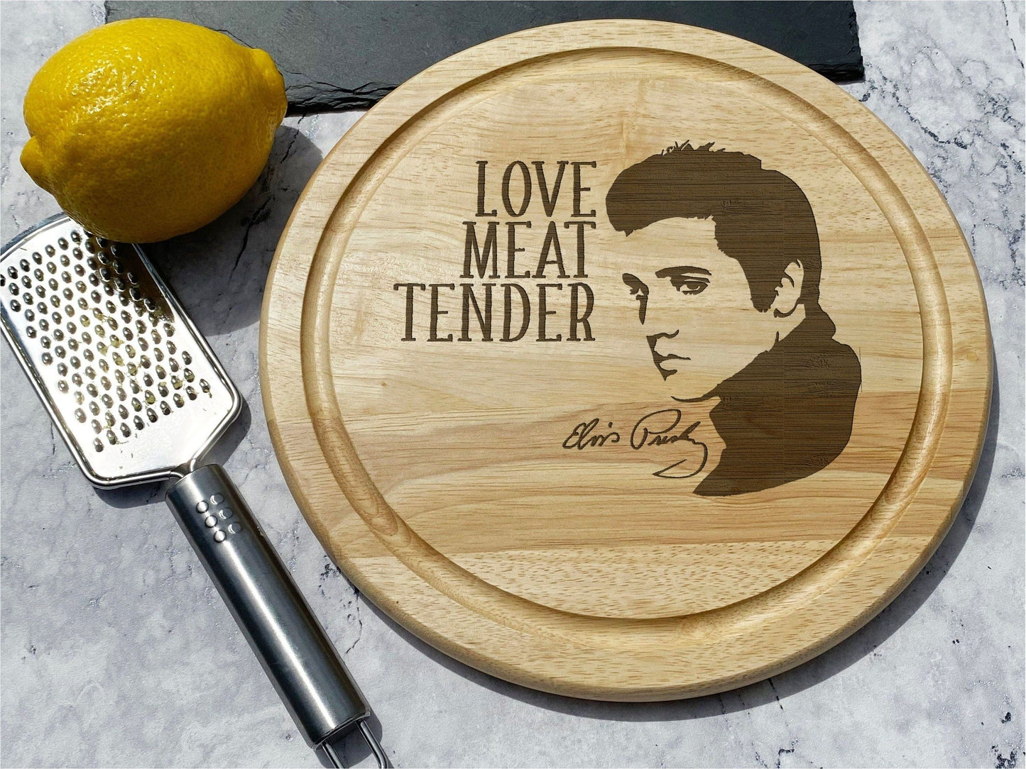 Elvis Love Meat Tender Funny Chopping Board