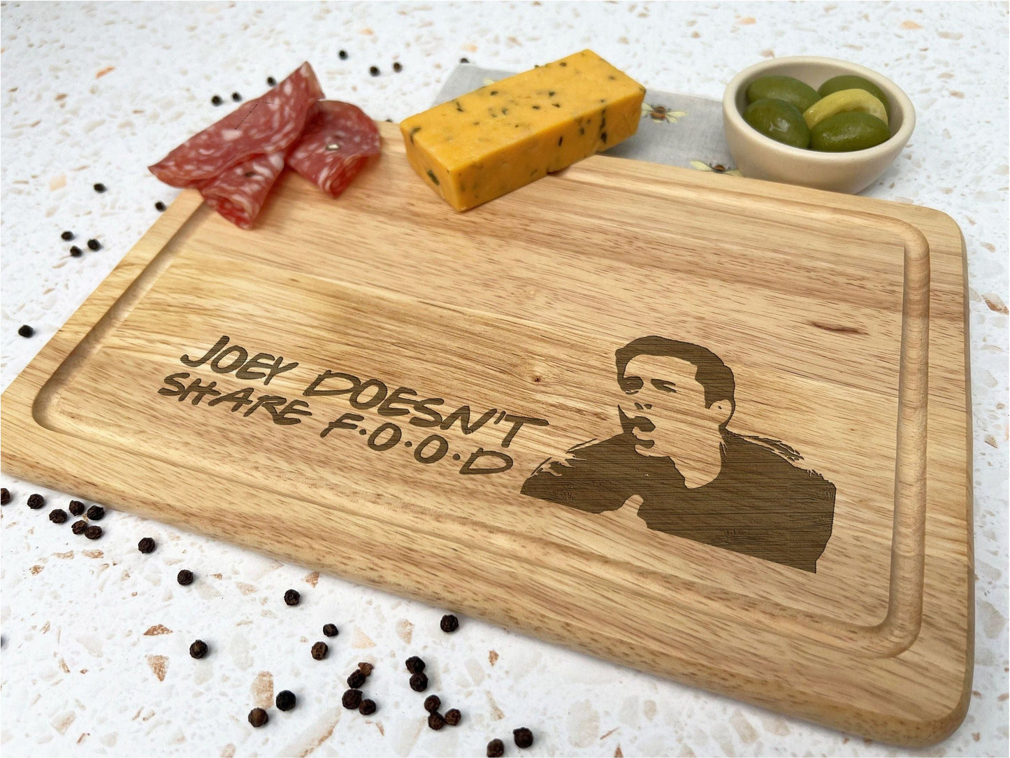 Friends Joey Doesn't Share Food Chopping Board