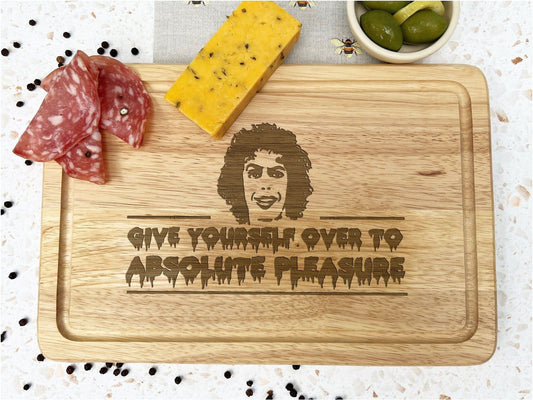 Rocky Horror Picture Show Absolute Pleasure Wooden Chopping Board