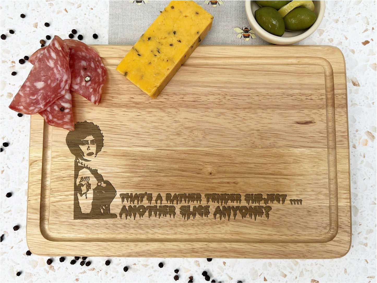 Rocky Horror Picture Show Tender Subject Chopping Board