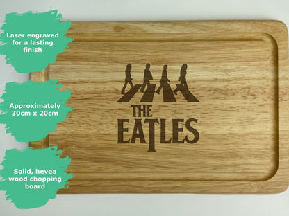 The Eatles Abbey Road Beatles Wooden Chopping Board