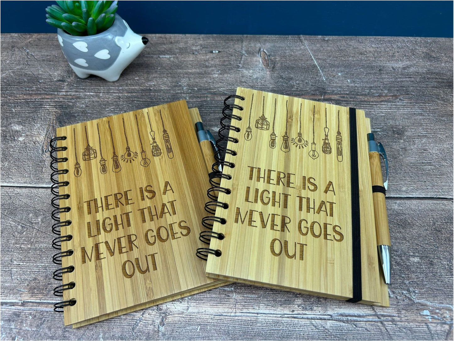 The Smiths There Is A Light Bamboo Notebook Journal