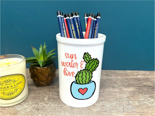 Cactus Love Positivity Pen Pot