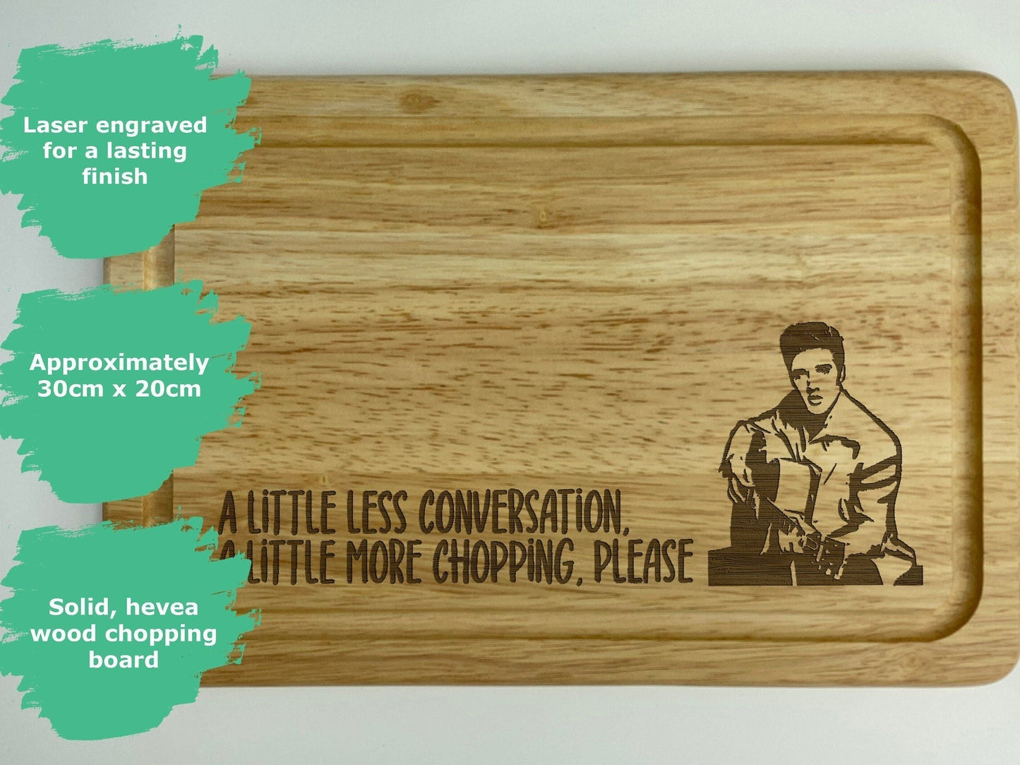 Elvis A Little Less Conversation Chopping Board