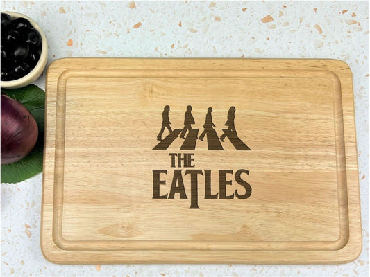 The Eatles Abbey Road Beatles Wooden Chopping Board