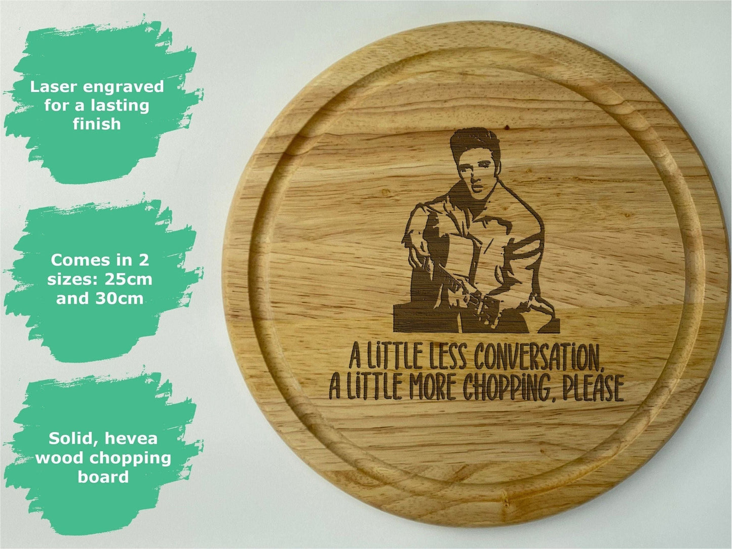 Elvis A Little Less Conversation Chopping Board