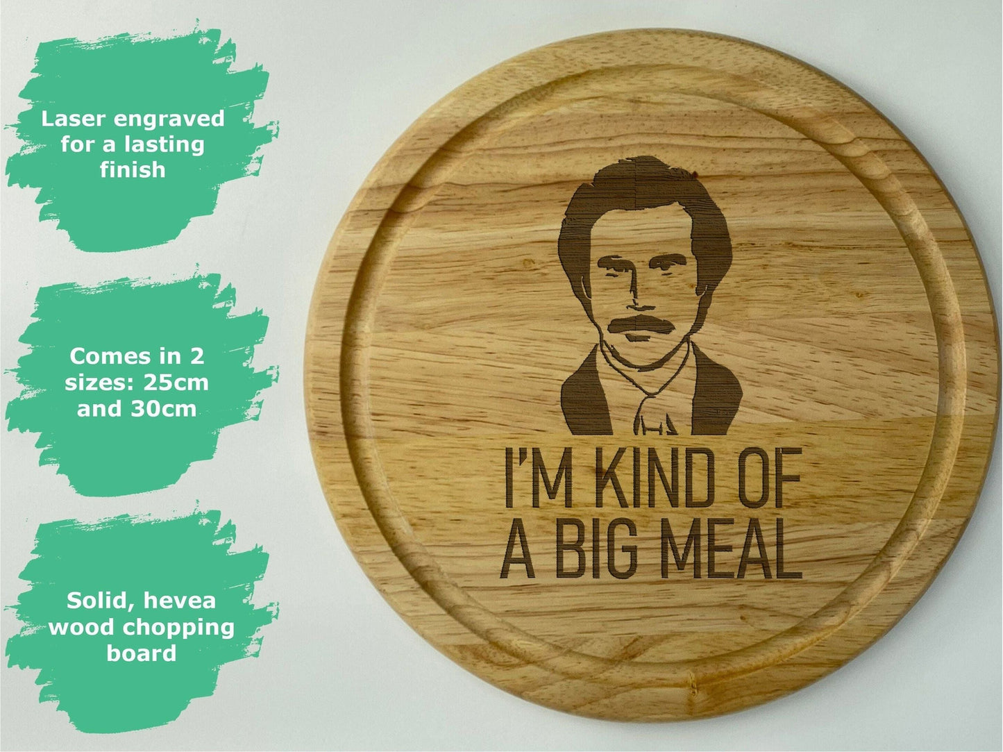 Ron Burgundy Anchorman I'm Kind Of A Big Deal Chopping Board