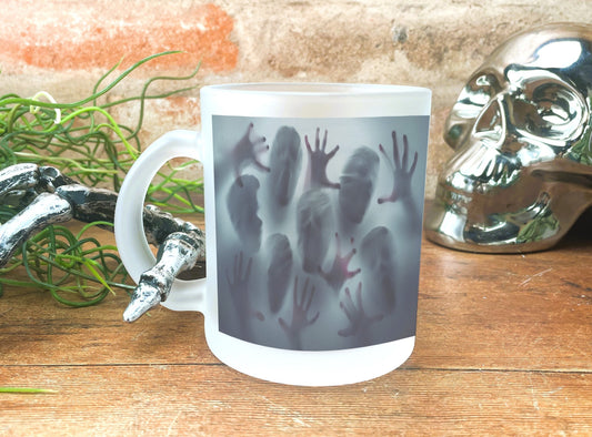 Horror Movie Fan Frosted Glass Mug