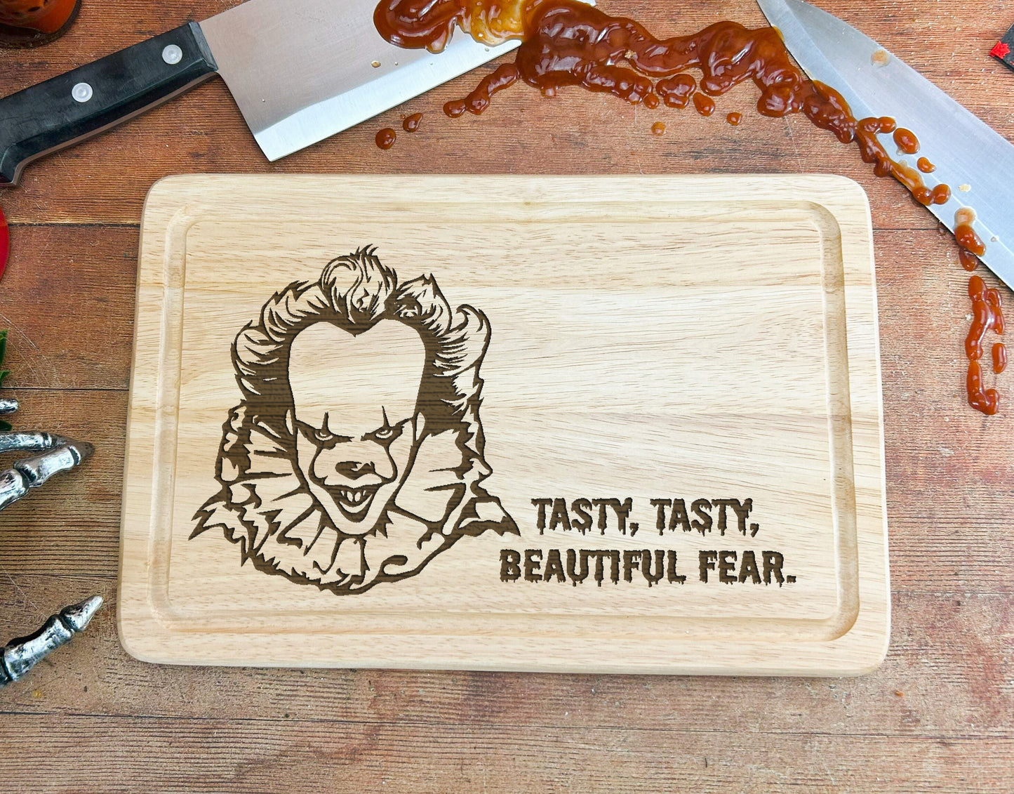 IT Clown Pennywise Horror Movie Gift Chopping Board