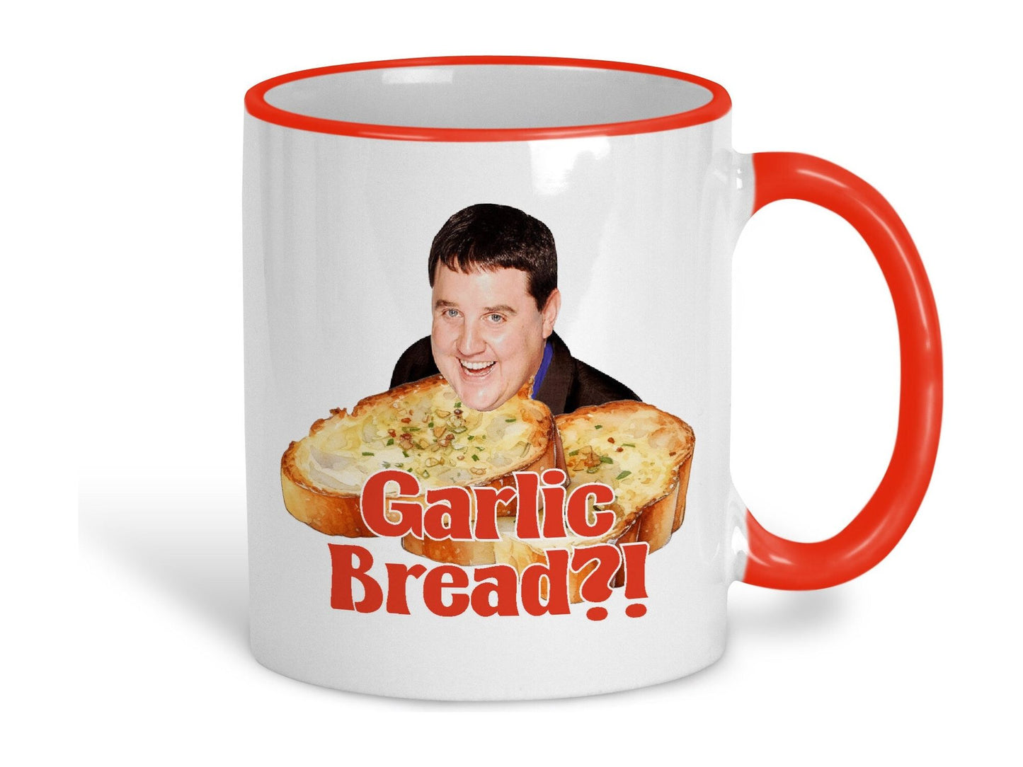 Peter Kay Garlic Bread Quote Ceramic Mug