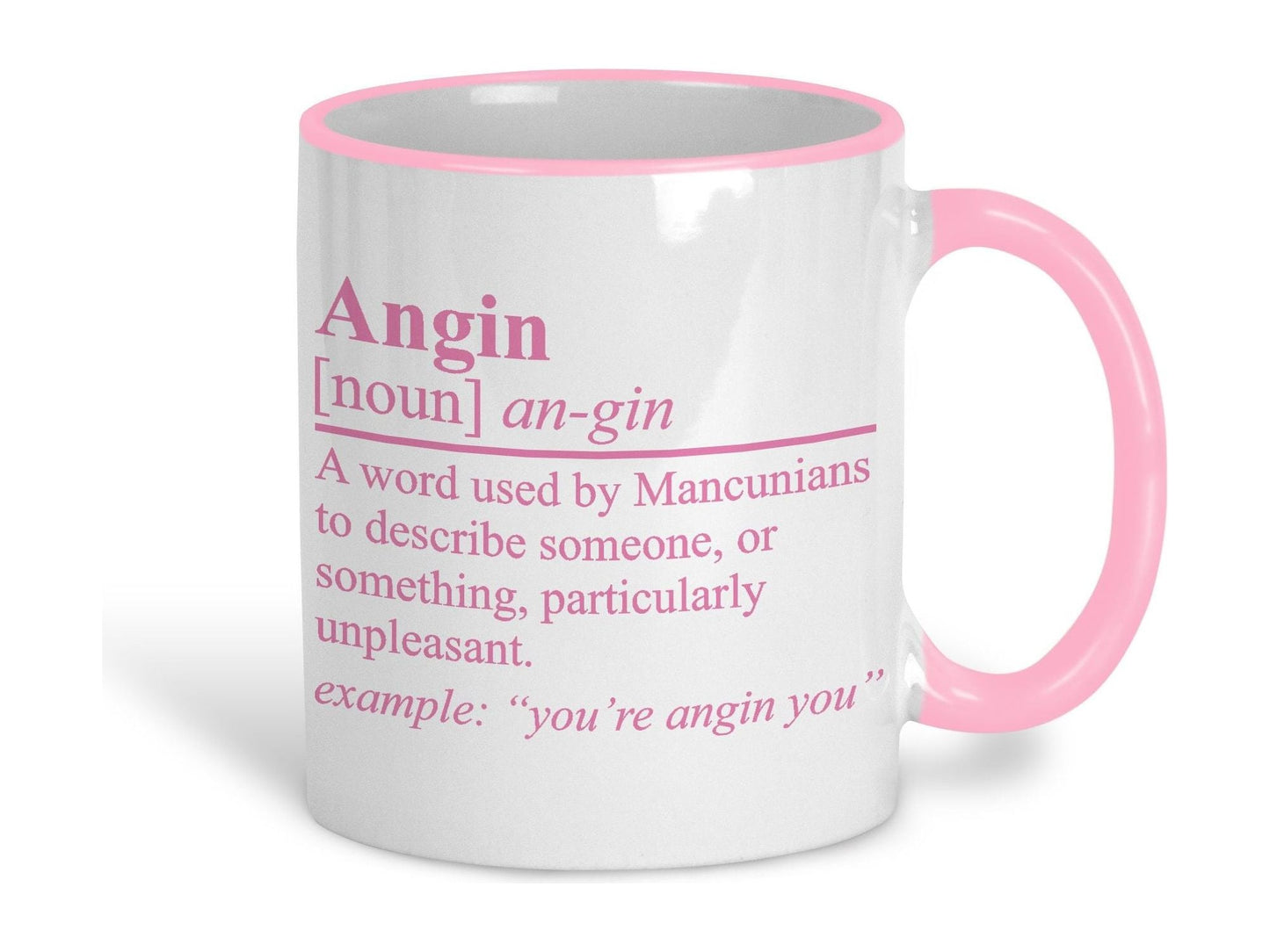 Angin Definition Mancunian Quote Ceramic Mug