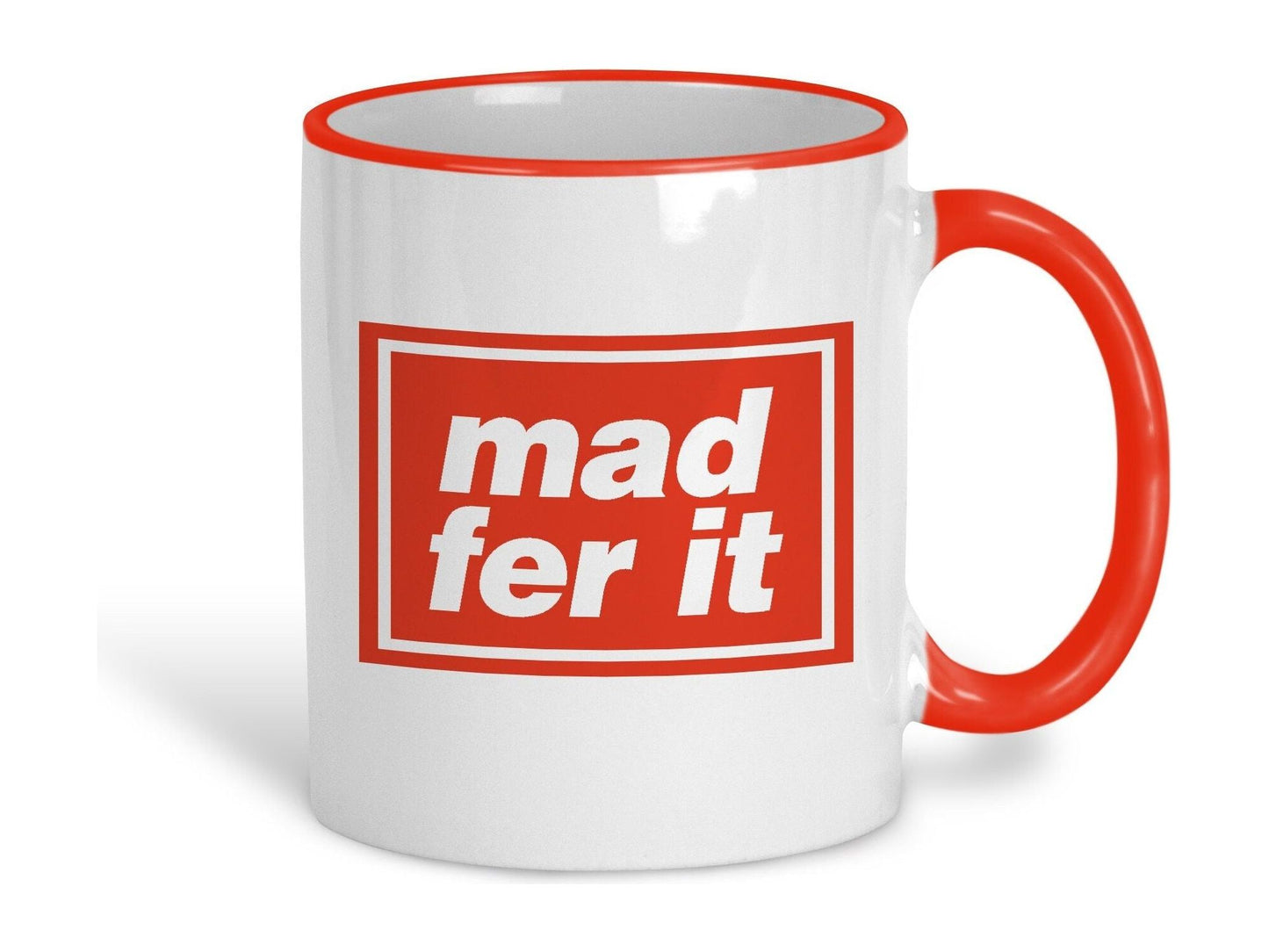 Mad Fer It Oasis Mancunian Quote Ceramic Mug