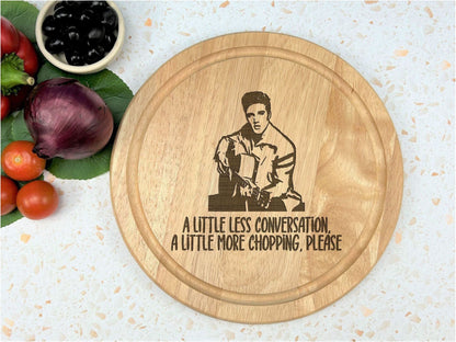 Elvis A Little Less Conversation Chopping Board